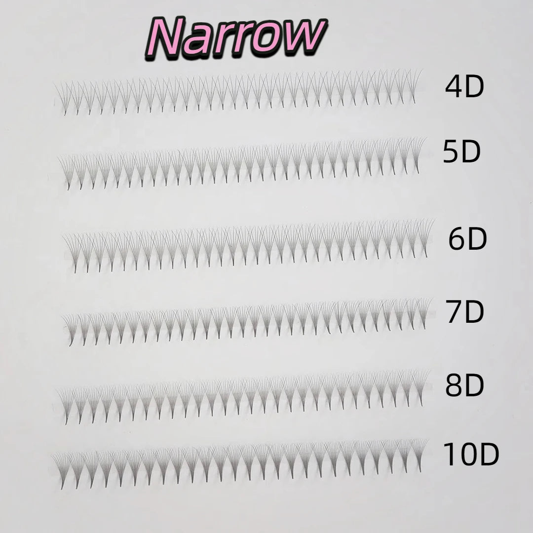 Narrow  1000 Fans False Eyelash  Korean Beauty Makeup Tools Ultra Speed  Lash Clusters 5D 6D 8D Eyelashes Books