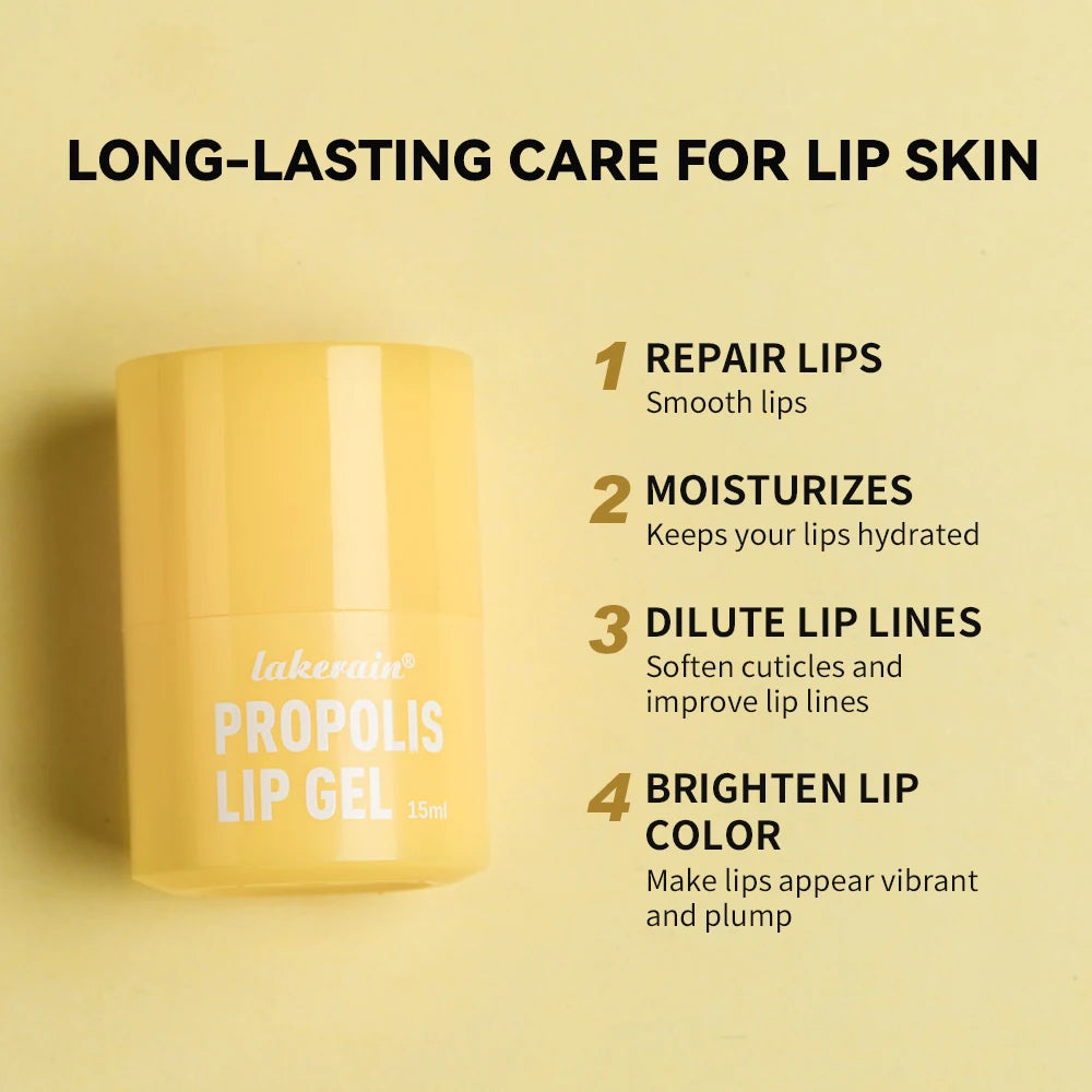 Honey Lip Hydrating Lip Balm & Mask 12hrs Long-lasting Moisture Butter Propolis Lipcerin Gentle Dispenser Exfoliation Twist Kore