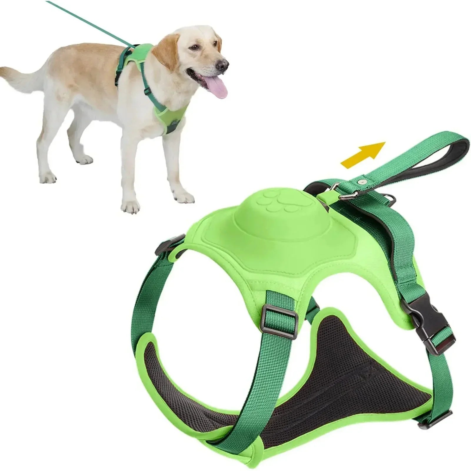 New Explosion-Proof Red Pet Chest Harness Dog Harness Medium Size Dogs Pet Traction Rope Anti-Stroke and Neck Pet Supplies