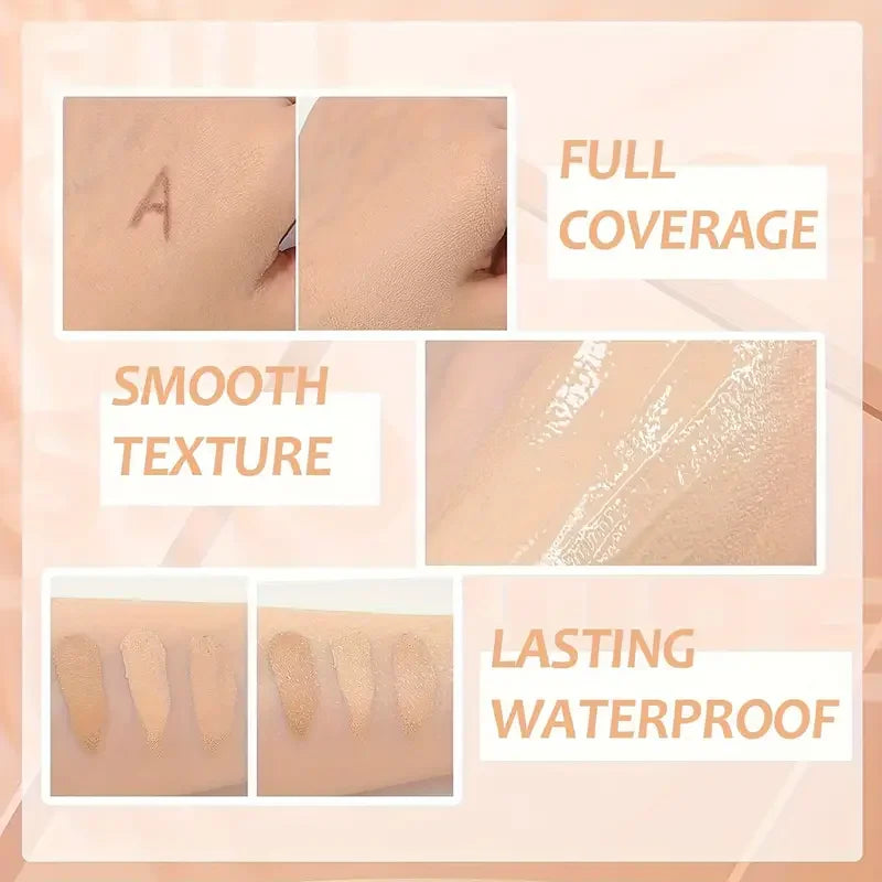 3-in-1 Face Concealer Makeup 3Color Concealer Paleta Spot Acne Print Repair Foundation Dark circles are not easy to stick powder