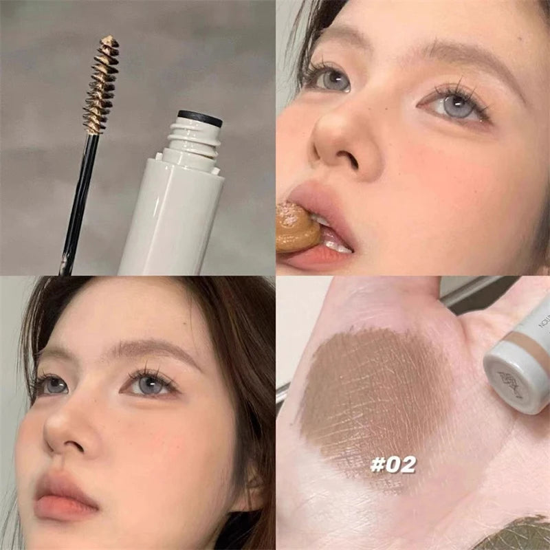 Waterproof Natural Liquid Dyeing Eyebrow Cream Lasting Eyebrows Enhance Tint Black Brown Mascara Eye Brow Gel Makeup Cosmetics