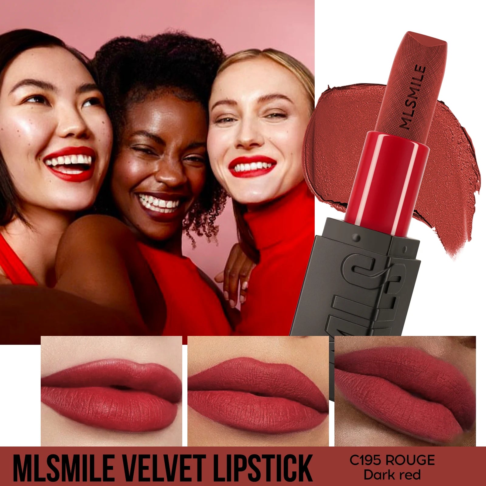 Velvety Matte Lipstick, Richly Pigmented With A Satin Finish Long-Lasting Matte Lip Gloss, Full Coverage Creamy Lipstick