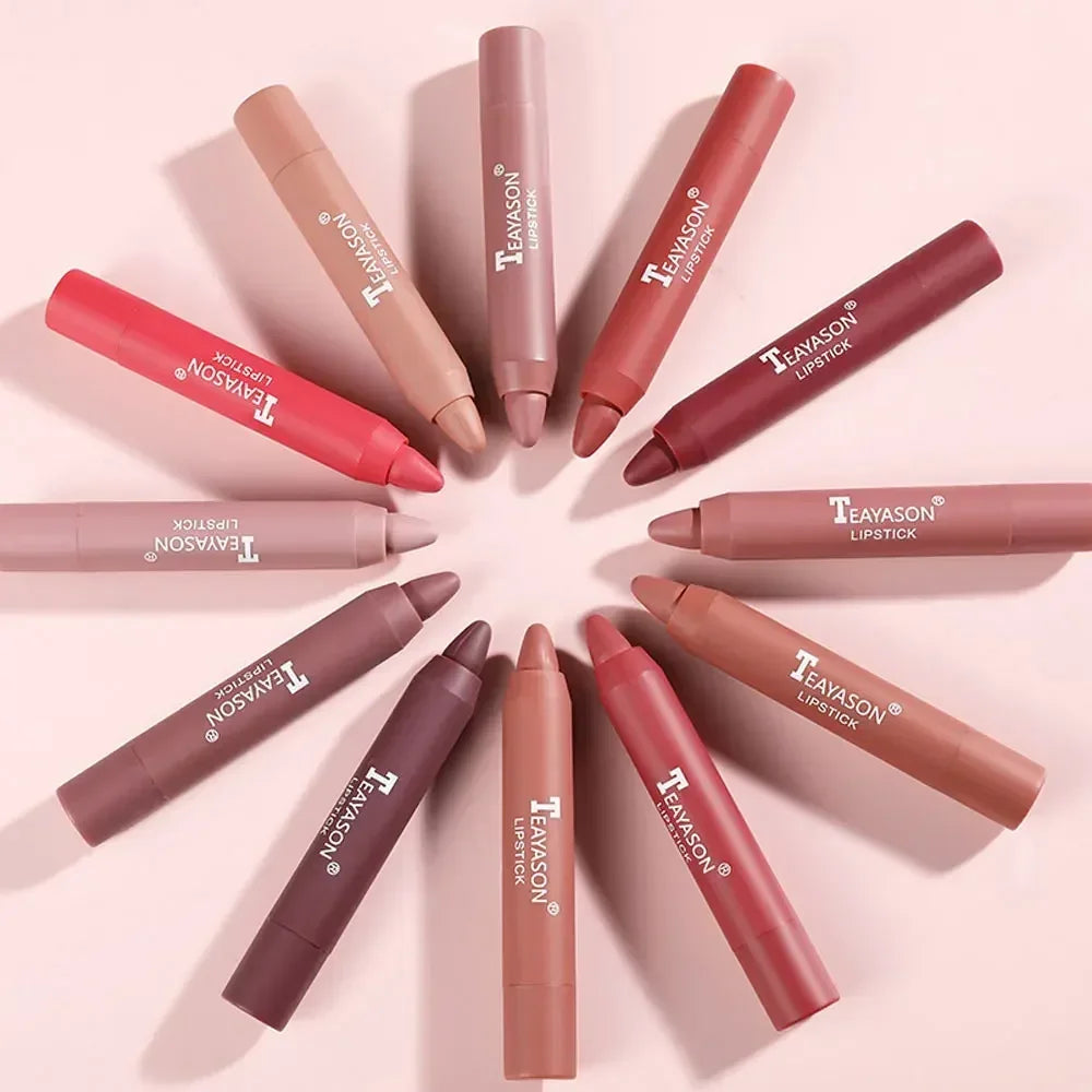 Waterproof Lipliner Pencil Matte Velvet Lip Liner Pen Outline Lip Shape Lipstick Pen Long Lasting Non-stick Cup Makeup Cosmetics