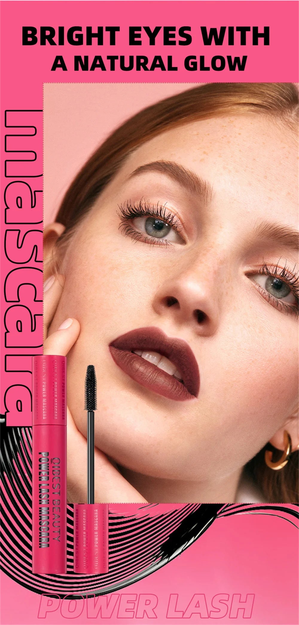 Eyelashes Lengthening Mascara Waterproof Long Lasting Silky Lash Black Eyelashes Extension Make Up Beauty Eye Korean Cosmetic