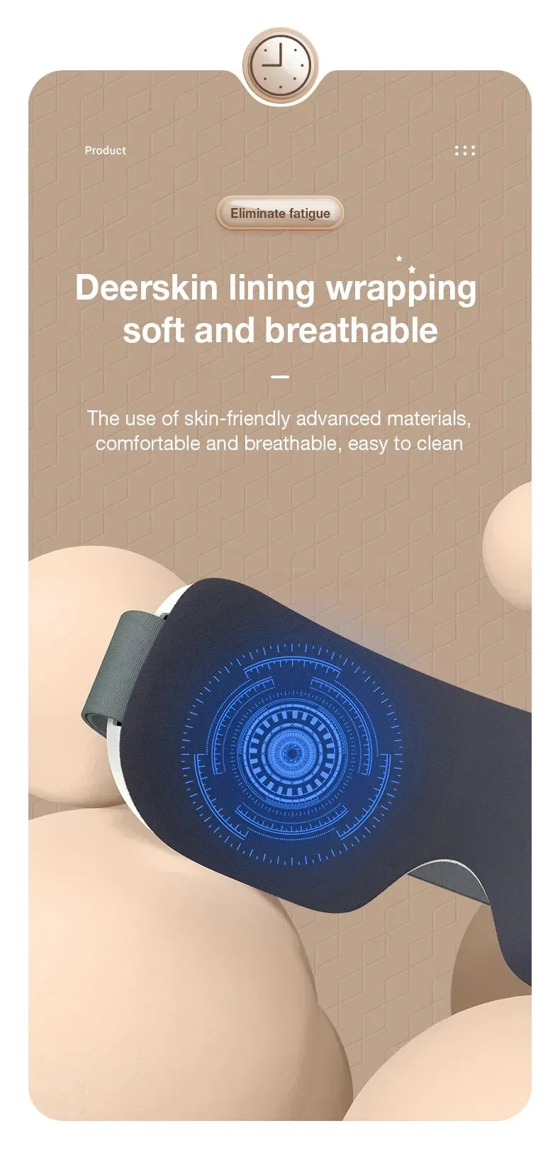 4D Eye Massager Smart Airbag Vibration Electric Eye Massage Instrument Eyes Care Glasses Beauty With Bluetooth Music Health Care