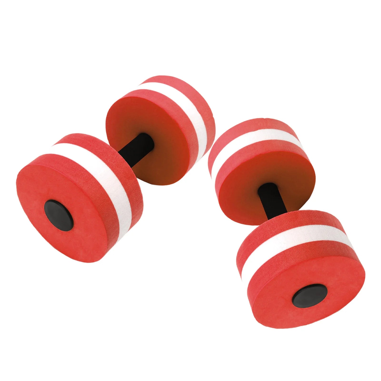 2pcs EVA Water Foam Floating Dumbbell Swimming Pool Water Weight Aerobics Automatic Float Barbell Swim Fitness Dumbbell
