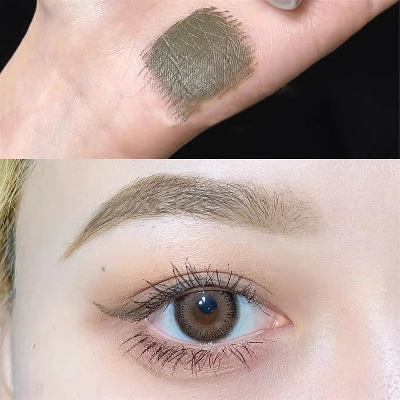 Waterproof Natural Liquid Dyeing Eyebrow Cream Lasting Eyebrows Enhance Tint Black Brown Mascara Eye Brow Gel Makeup Cosmetics
