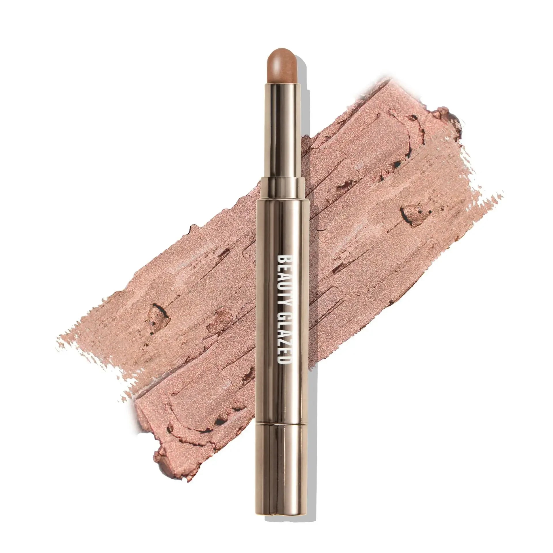 10 Color Double Ended Eye Shadow Stick With Sponge Brush Pearlescent Lasting Eyeshadow Pen Contouring Portable Makeup Cosmetics