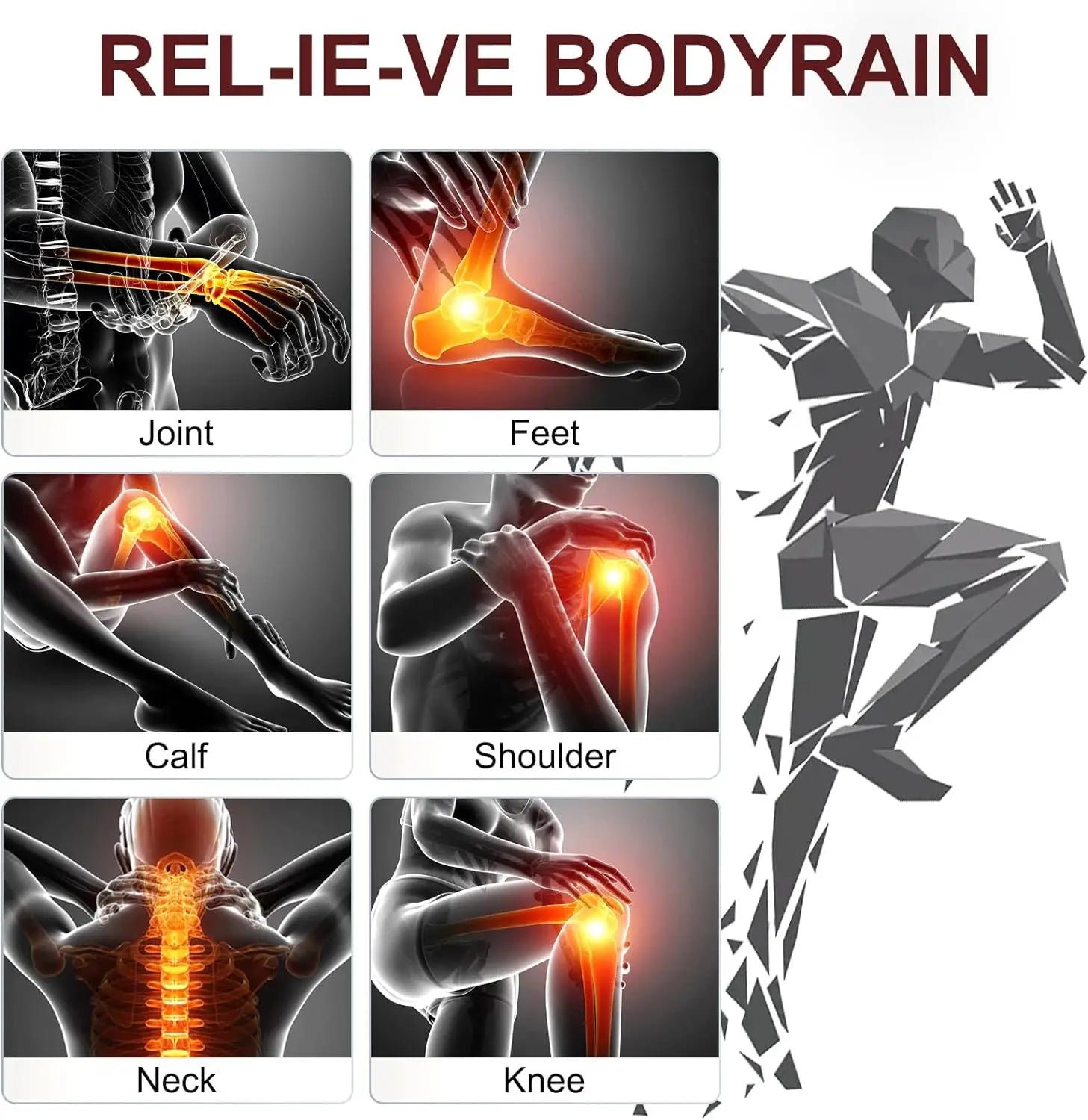 30W LED Red Light Therapy Lamp with Stand 660nm &850nm Near Infrared Light Device for Relief Muscle Joint Pain Facial Skin Care