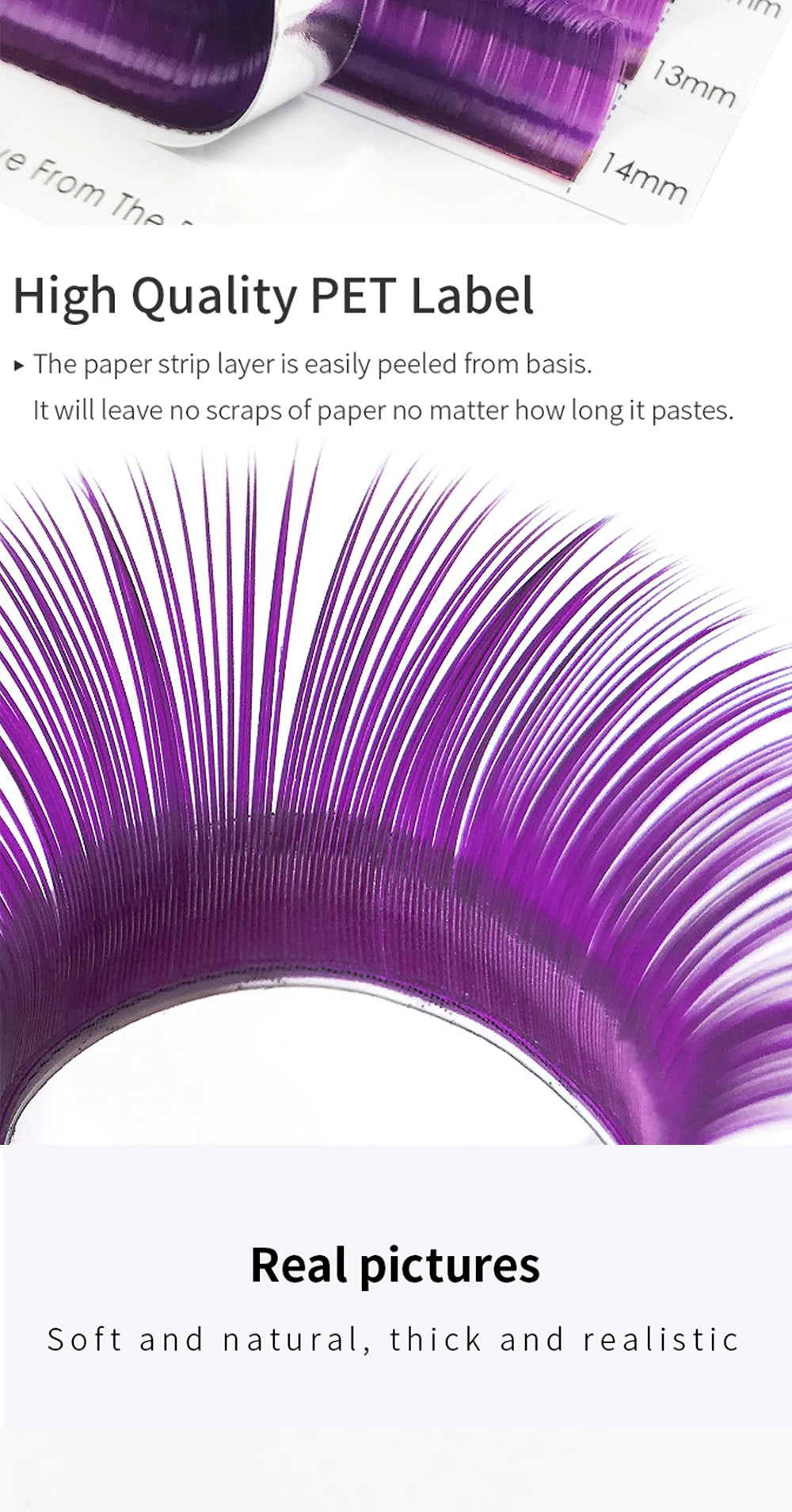 Dark Brown Easy fan Eyelash Extension Mix Mink Individual Ombre Eyelash Lashes High Quality Colorful Blooming Lashes Extension