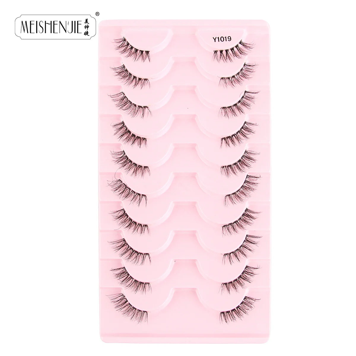 Fake Eyelashes Hot 3/10 Pairs Half Lashes Cat Eye Natural Long Fluffy 3D Mink Lashes Handmade Make up Tools maquillaje Faux Cils