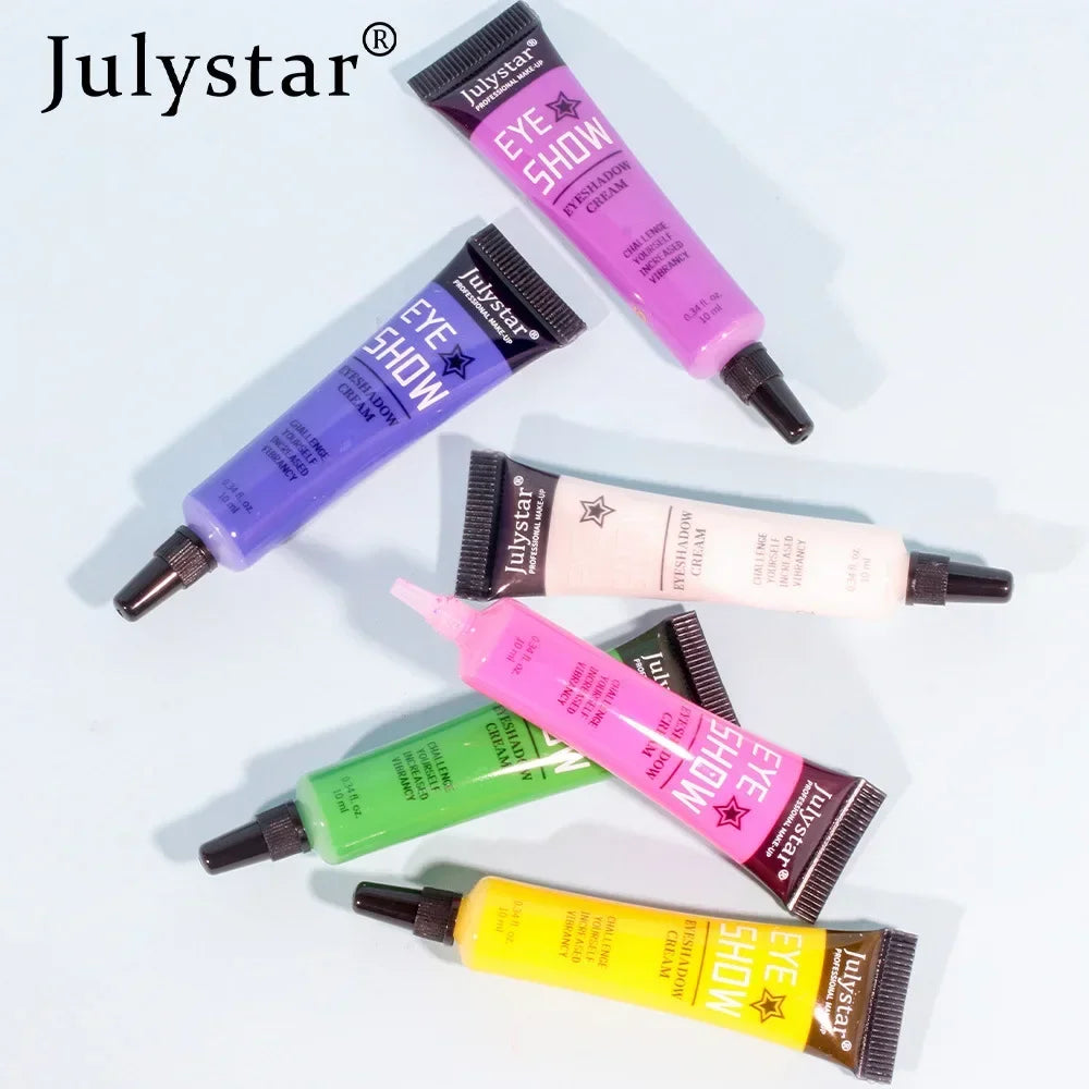 Colored Waterproof Long-lasting Non-smudge Matte Liquid Eyeshadow Cream Sweatproof Nude White Purple Blue Eye Makeup Cosmetics