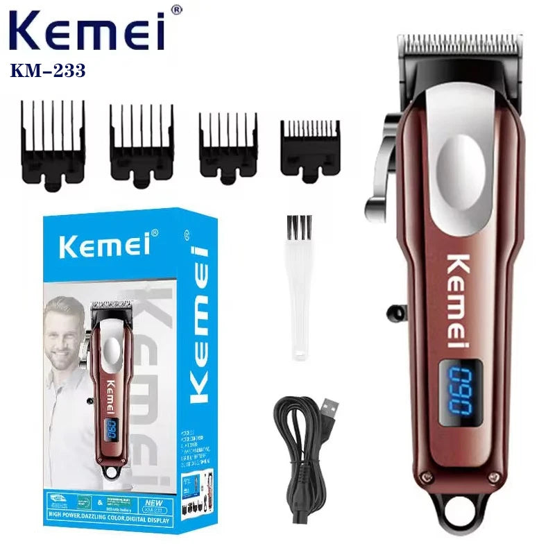 Kemei Small Hair Clipper For Men Mini Beard Hair Trimmer Professional Hair Cutting Machine Electric Haircut Rechargeable