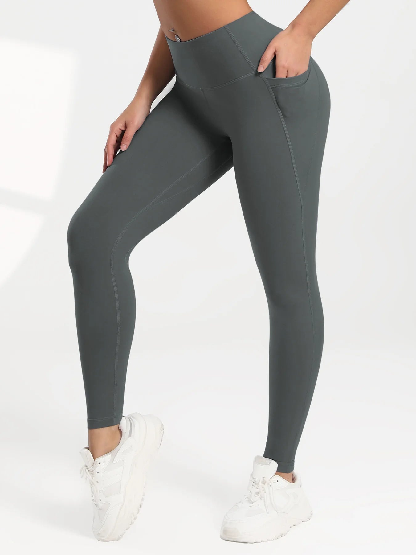 S-2XL Pocket Yoga ,High Waist And Hip Lifting , Sports And Fitness Women's Leggings, Directly Sold By Manufacturers