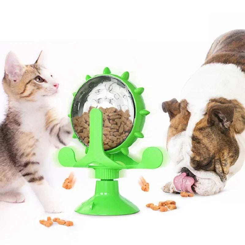 Interactive Dog Cat Food Treat Toy Pet Funny Leakage Toy Puppy Slow Feeding IQ Training Game Pet Toys with Suction Cup
