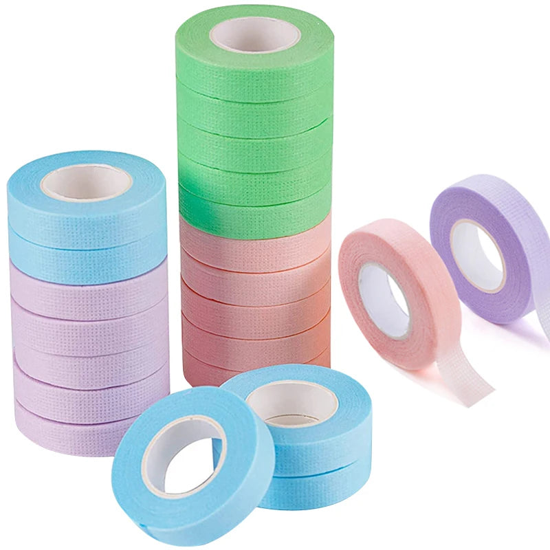 2/10PCS Eyelashes Extension Tape Micropore Breathable Non-woven Cloth Adhesive Lifting Lash Accessories Colorful Makeup Tools