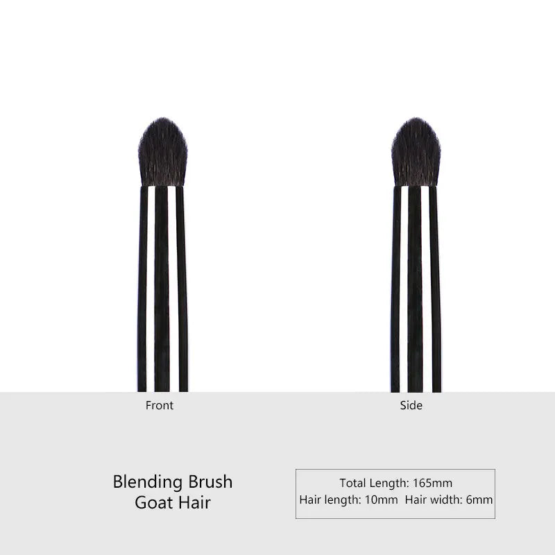 1pc High end Animal Hair Detail Eyeshadow Makeup brushes Highlight Make up brushes Eye Shadow Conceal Ebony Handle pencil beauty