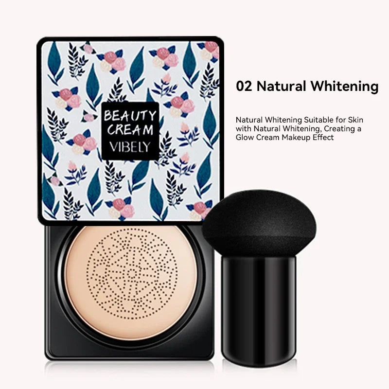 Mushroom Head Air Cushion CC Cream Foundation Concealer Oil-control BB Cream Whitening Face Base Makeup Cosmetics Moisturizing