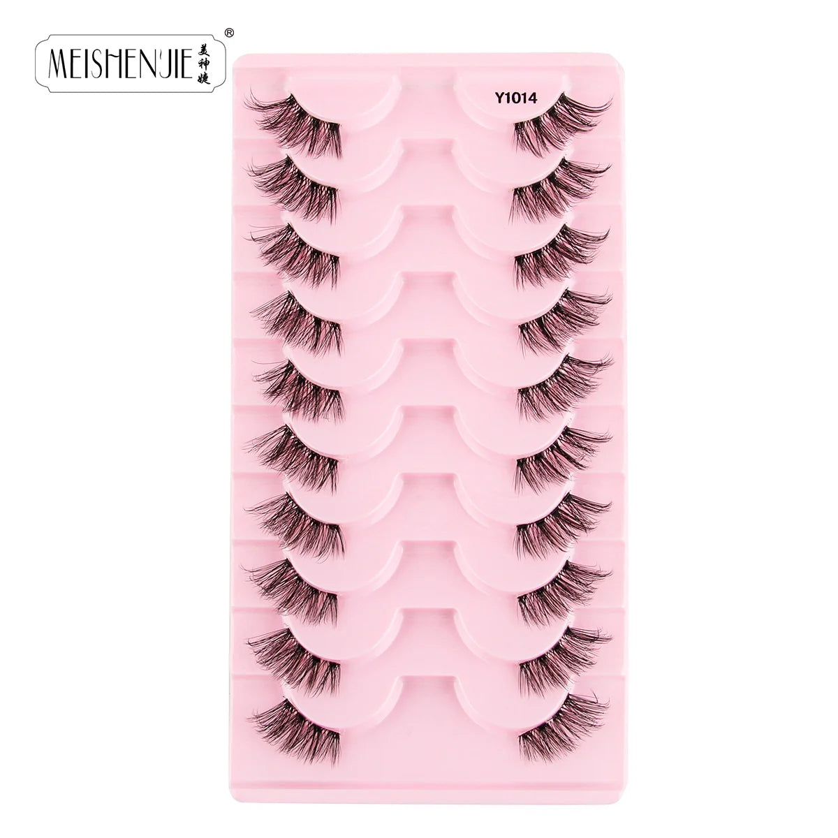 Fake Eyelashes Hot 3/10 Pairs Half Lashes Cat Eye Natural Long Fluffy 3D Mink Lashes Handmade Make up Tools maquillaje Faux Cils