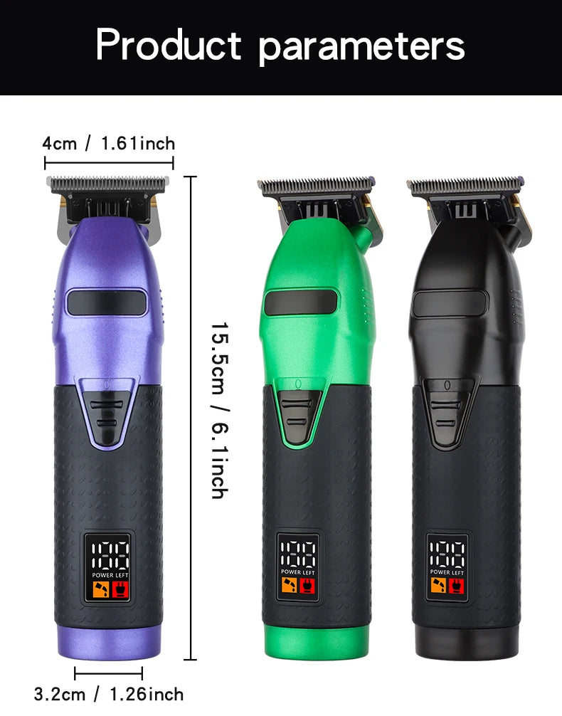 Hair Clipper Electric Hair Trimmer for Men Wireless Barber Trimmer Electric Shaver Professional Men's Hair Cutting Machine