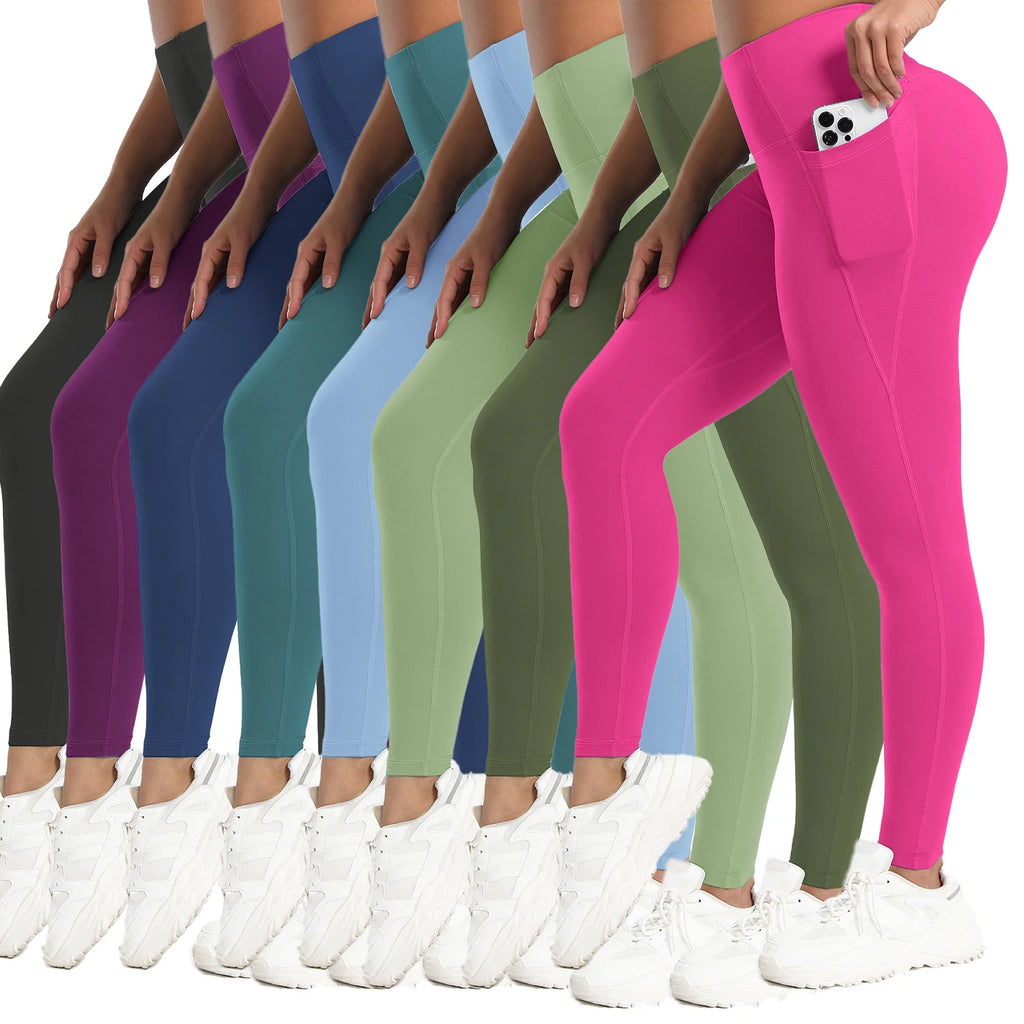 S-2XL Pocket Yoga ,High Waist And Hip Lifting , Sports And Fitness Women's Leggings, Directly Sold By Manufacturers