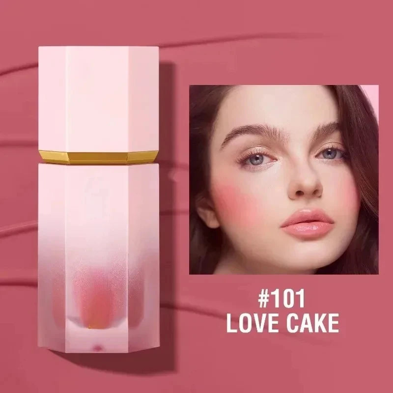 8 Colors Liquid Blush Waterproof Multi-purpose Facial Nourishing Blush Stick Cheek Natural Blusher Cute Korean Makeup for Women