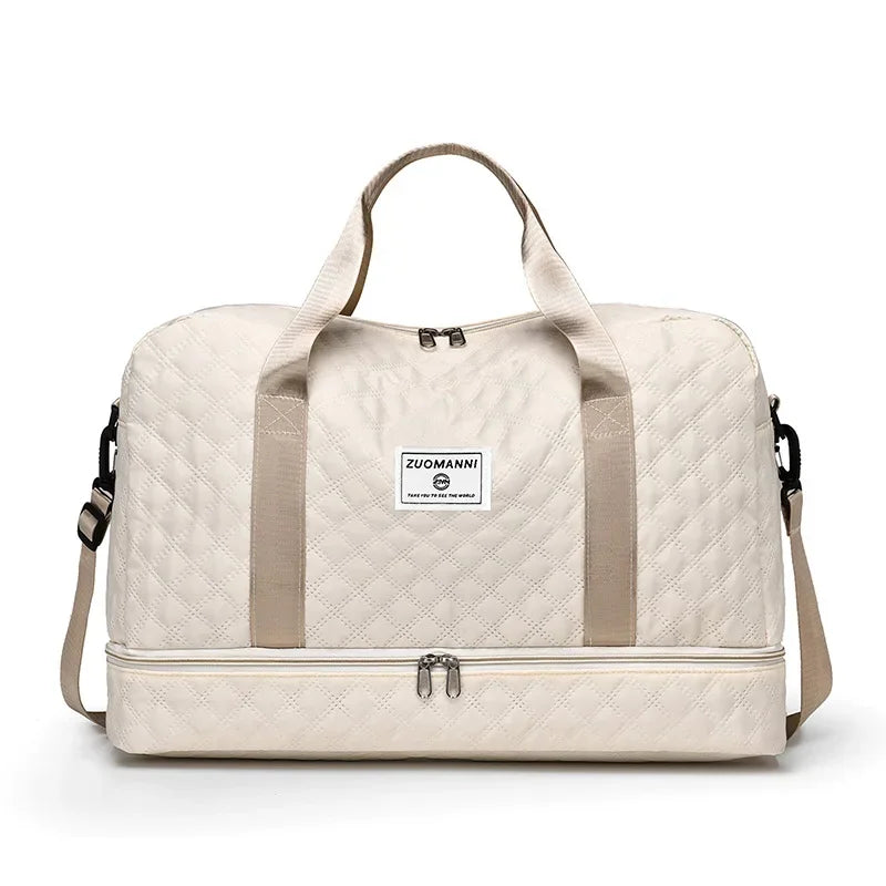 Lightweight Luggage Bag, Large Capacity Travel Duffle Bag Gym Tote Bags, Shoulder Weekender Overnight Bag