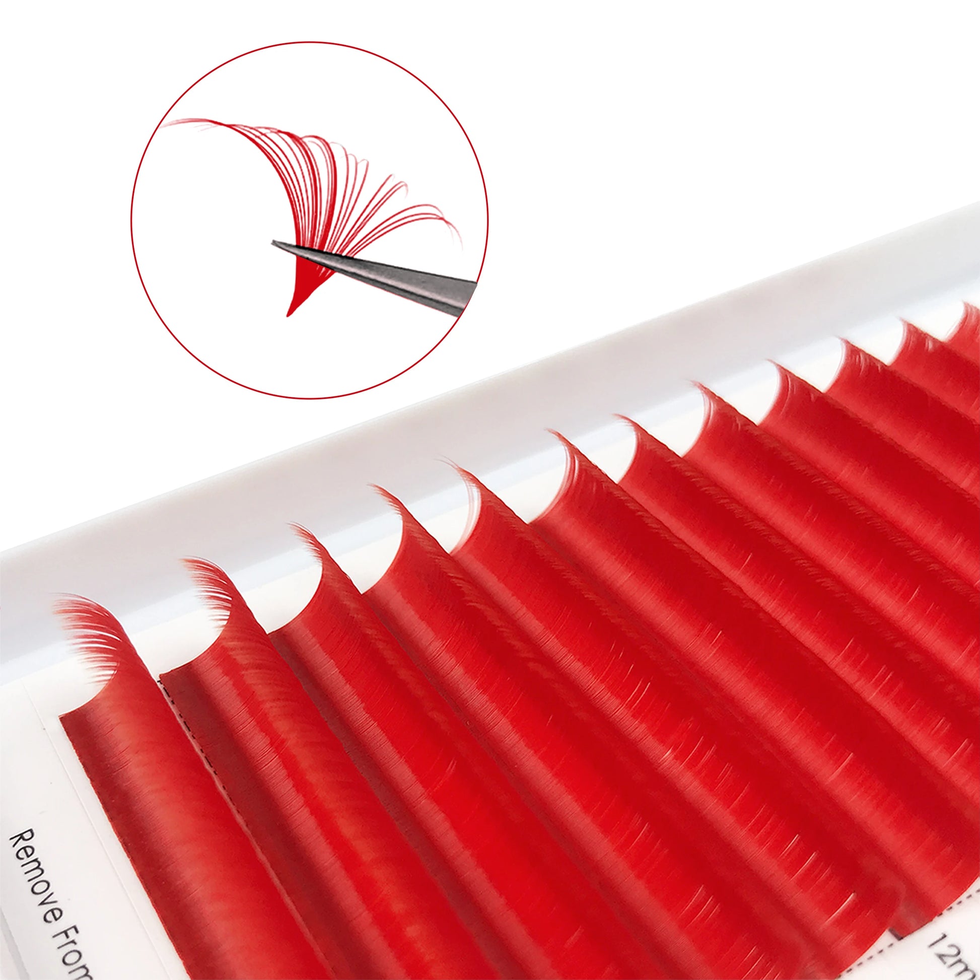 Dark Brown Easy fan Eyelash Extension Mix Mink Individual Ombre Eyelash Lashes High Quality Colorful Blooming Lashes Extension