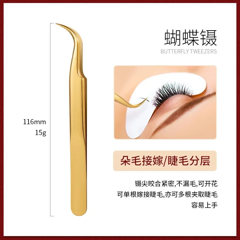 False Eyelashes Tweezers False Eyelash Extensions Personal Curved Strip Eyelashes Brow Clamps Makeup Tools Tweezer Makeup Tools
