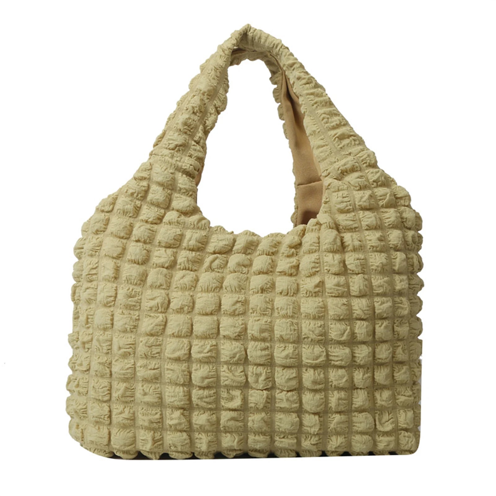 Elegant Handbag Pleated Cloud Bag Female Candy Color Large Capacity Shoulder Bag Handbags Shopping Girls Pouch Tote Bolsas