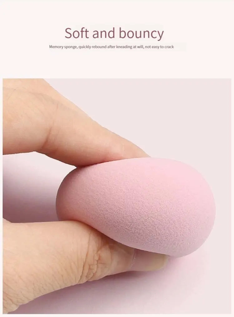 Mini Cosmetic Egg 5 PCs Wet and Dry Dual Use Foam Large Powder Puff Makeup Tools Makeup Blender