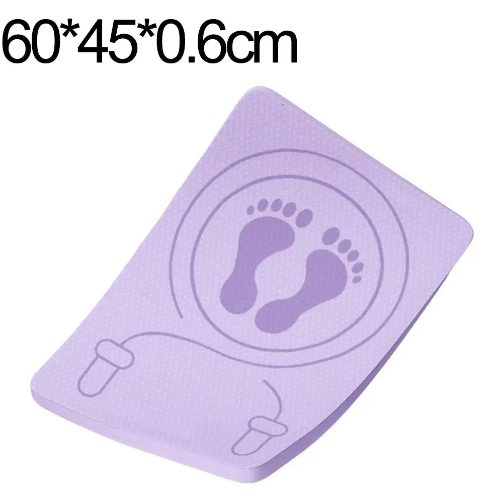 5 Colors Shockproof Jump Rope Mat Waterproof Soundproof Fitness Pad Home Exercise Mat TPE Anti-Slip 60x45cm Cordless Rope Pad
