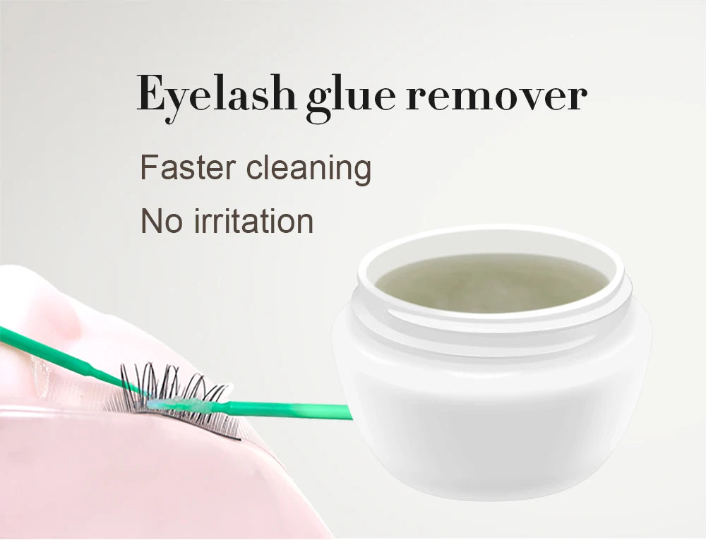 NAGARAKU Fast Remove Safe Eyelashes Glue Remover Eyelash Extension Remover Non-irritating Makeup Tool Lemon Strawberry Flavor