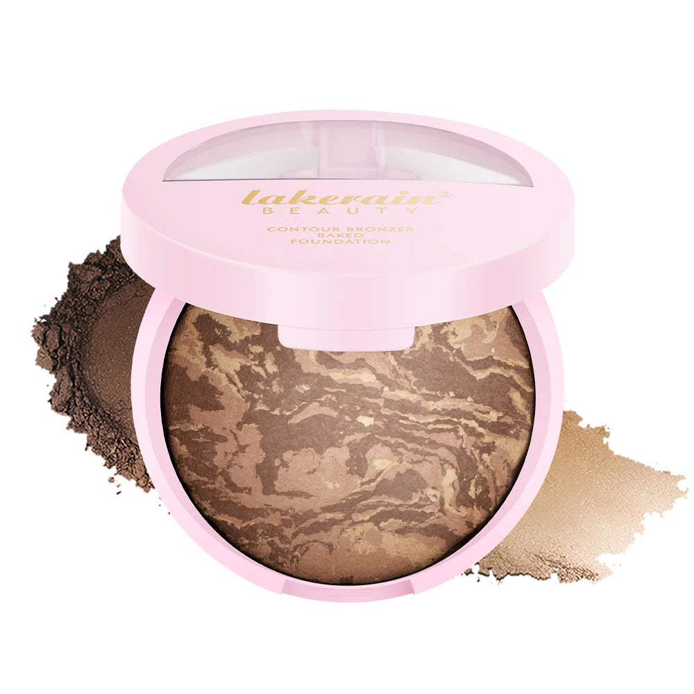 NEW YORK Baked Brighten Color Correcting Powder Foundation Fair Buildable Light to Medium Coverage Demi-Matte Natural Finish