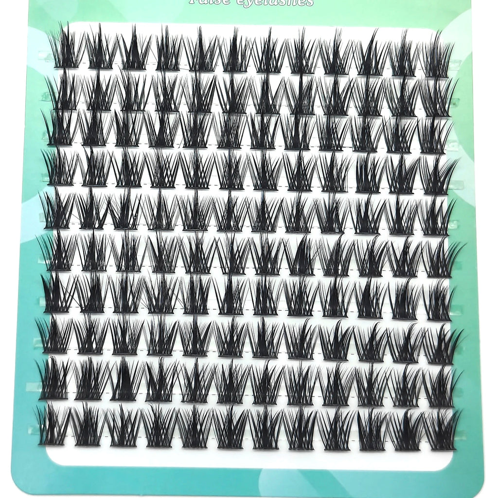 3DFluffy Single Cluster False Lashes Premade Volume Fans Individual Eyelash Segmented Natural Fake Lash For Eye Extension Makeup