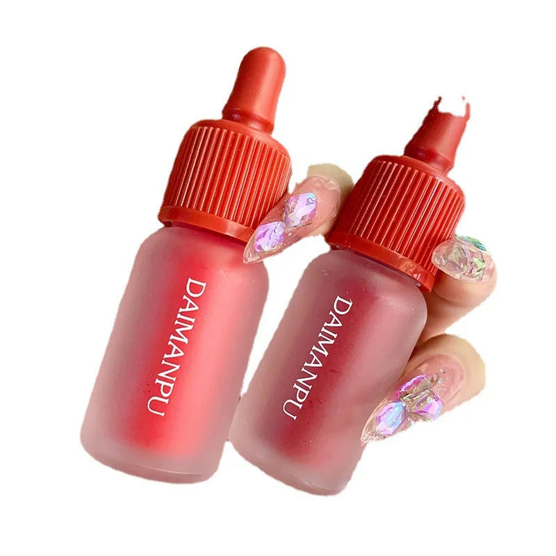 Dyeing Lip Gloss Matte Makeup Moisturizer Liquid Lipstick Waterproof Long Lasting Red Velvet Lip Tint Korean Make Up Cosmetic