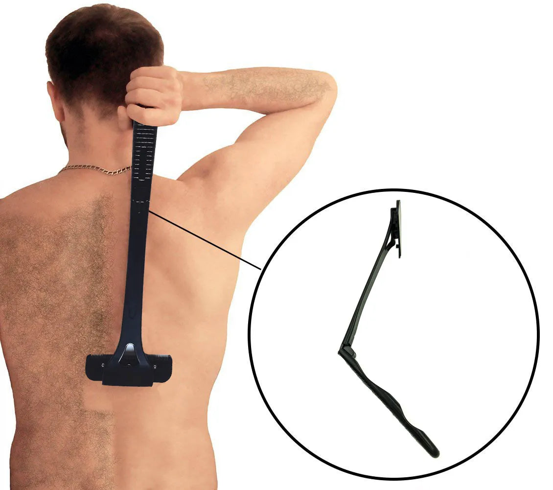 Razor Men Back Shaver Male Machine Hair Shaver Safety Long Handle Foldable Trimmer Body Leg Handle Removal Shaving Razor Tool