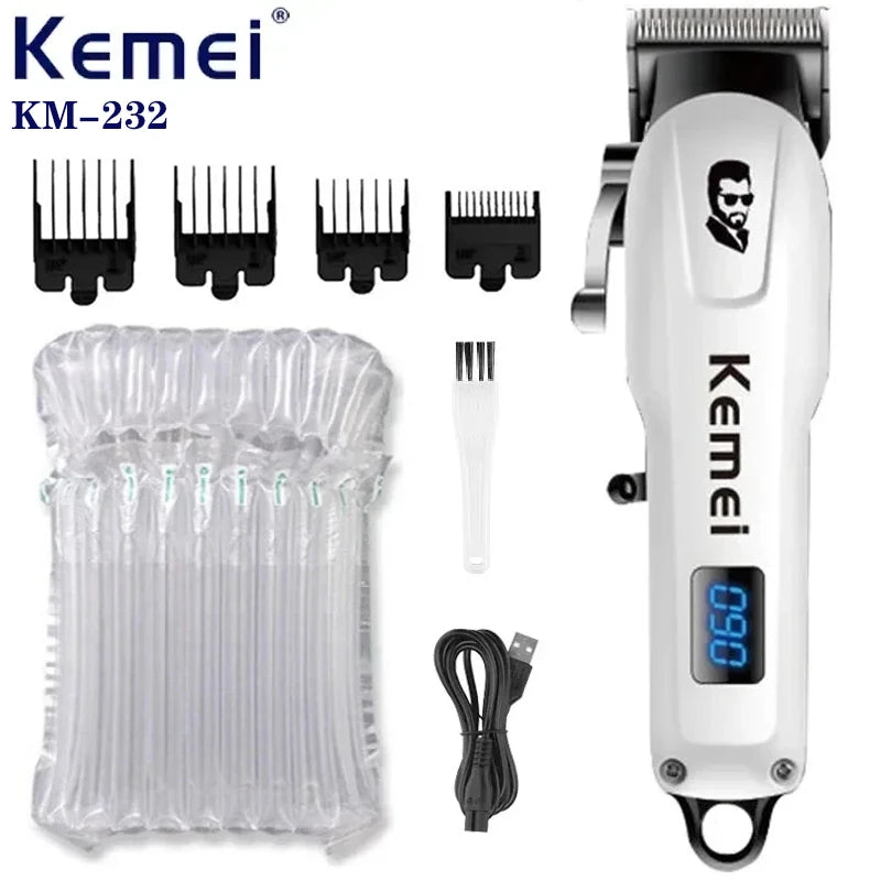 Kemei Small Hair Clipper For Men Mini Beard Hair Trimmer Professional Hair Cutting Machine Electric Haircut Rechargeable