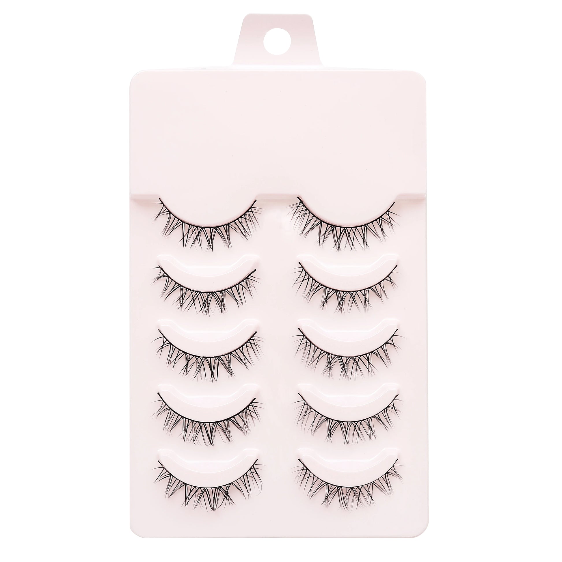 New 5 Pairs Manga Lashe Soft Natural Eyelashes Thick False Eyelashes Demon Eyelashes Daily Dating Makeup Eyelashes Lashes Wispy