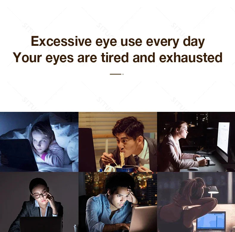 MUKASI Eye Massager with Vibration Bluetooth Music, Smart Massage Eye Mask for Eye Relax, Reduce Eye Strain, Improve Sleep