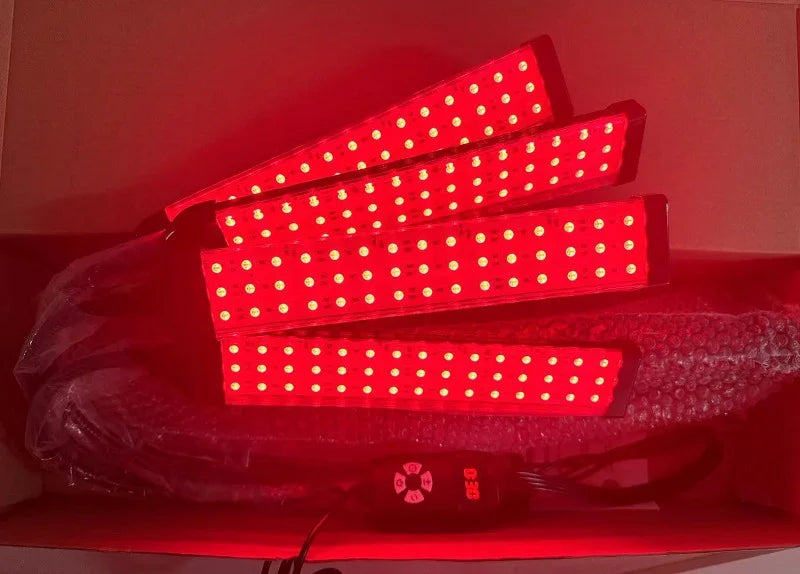 30W LED Red Light Therapy Lamp with Stand 660nm &850nm Near Infrared Light Device for Relief Muscle Joint Pain Facial Skin Care