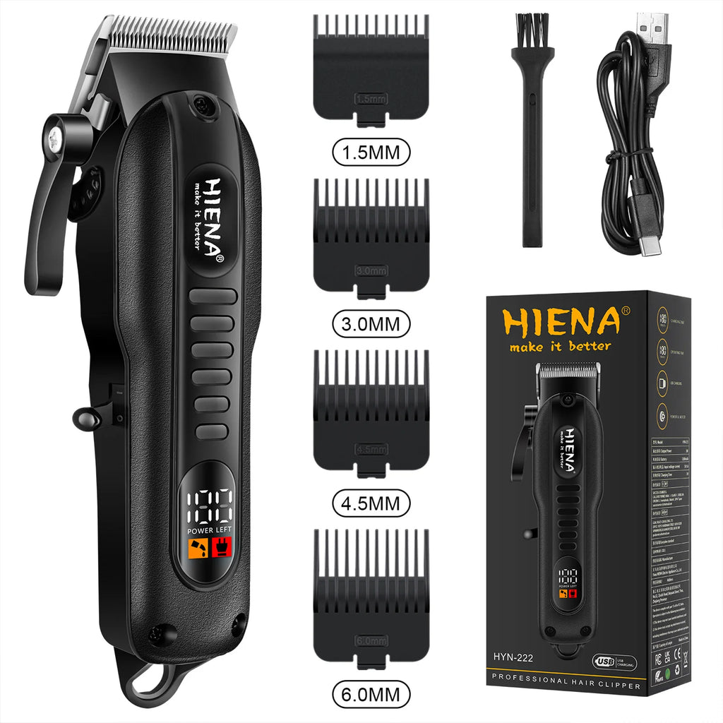 HIENA Beard Trimmer Shavers Hair Clippers set for men Hair cutting machine USB Rechargeable Barber clippers professional Haircut