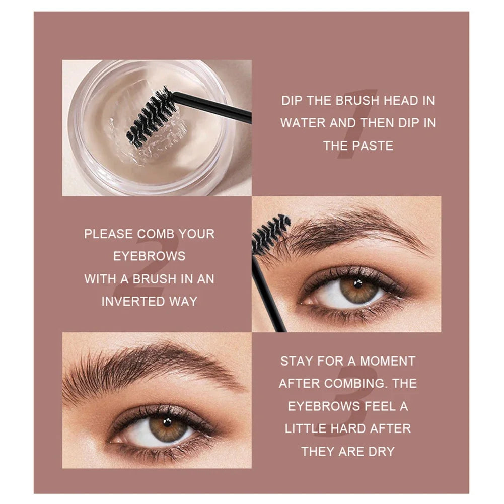 Matte Eyeliner Eyebrow Cream Gel Waterproof Long Lasting Contouring Brown Black Brow Cream Wild Eyebrows Cream Concealer
