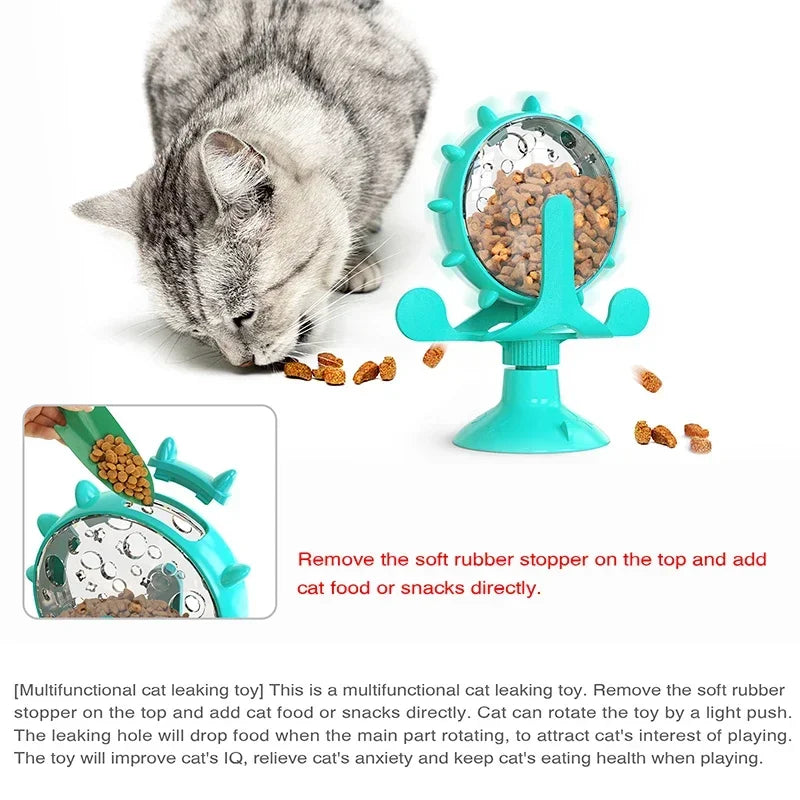 Interactive Dog Cat Food Treat Toy Pet Funny Leakage Toy Puppy Slow Feeding IQ Training Game Pet Toys with Suction Cup