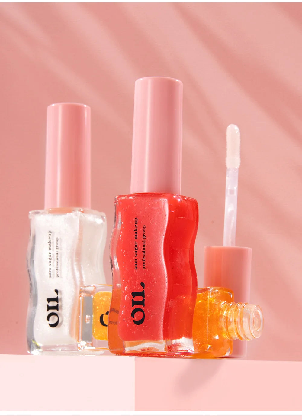 Sheer Pearlescent Mirror Lip Gloss Liquid Lipstick Fruit Honey Infused Lip Oil Reduce Lip Lines Moisturizing Lip Balm Cosmetics