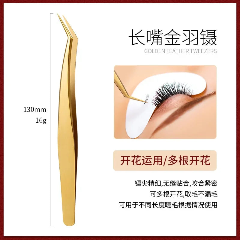 False Eyelashes Tweezers False Eyelash Extensions Personal Curved Strip Eyelashes Brow Clamps Makeup Tools Tweezer Makeup Tools
