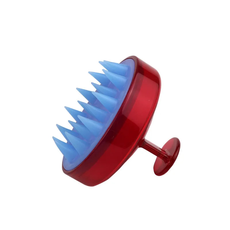 Silicone Scalp Scrubber Hair Shampoo Brush, Head Scrubber Hair Wash Brush Cleansing Dandruff Brush