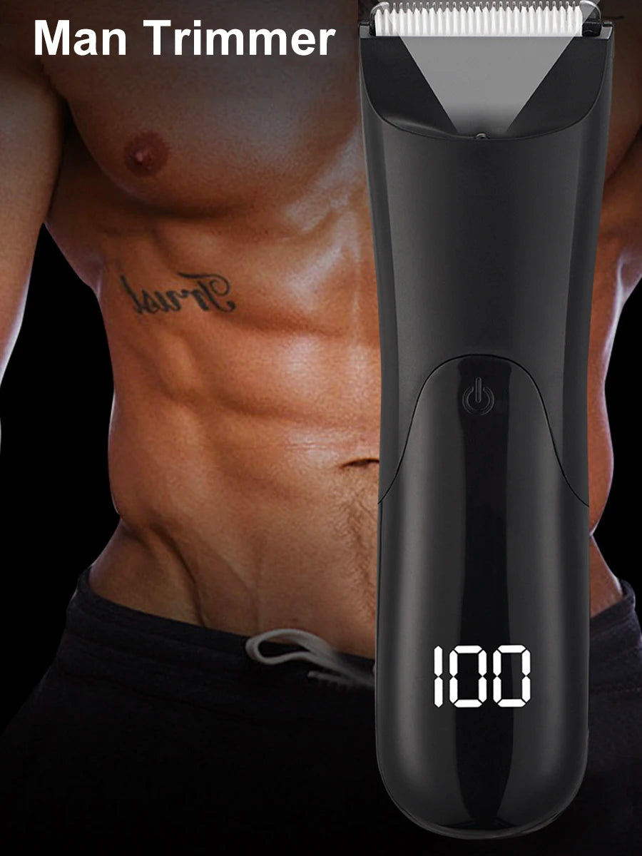 Man Body Hair Trimmer Epilator Groin Trimer For Man Beard Shaver Chest  Hair Epilator Armpit Hair Shaver Arms Legs Hair Razors