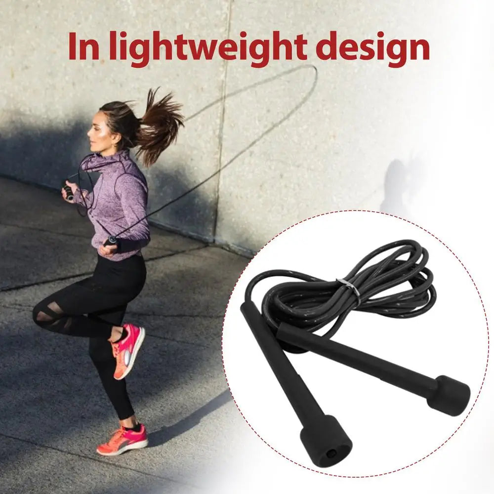 Speed Jump Rope Professional Men Women Gym PVC Jumping Skipping Rope Adjustable Fitness Equipment Muscle Boxing  Training