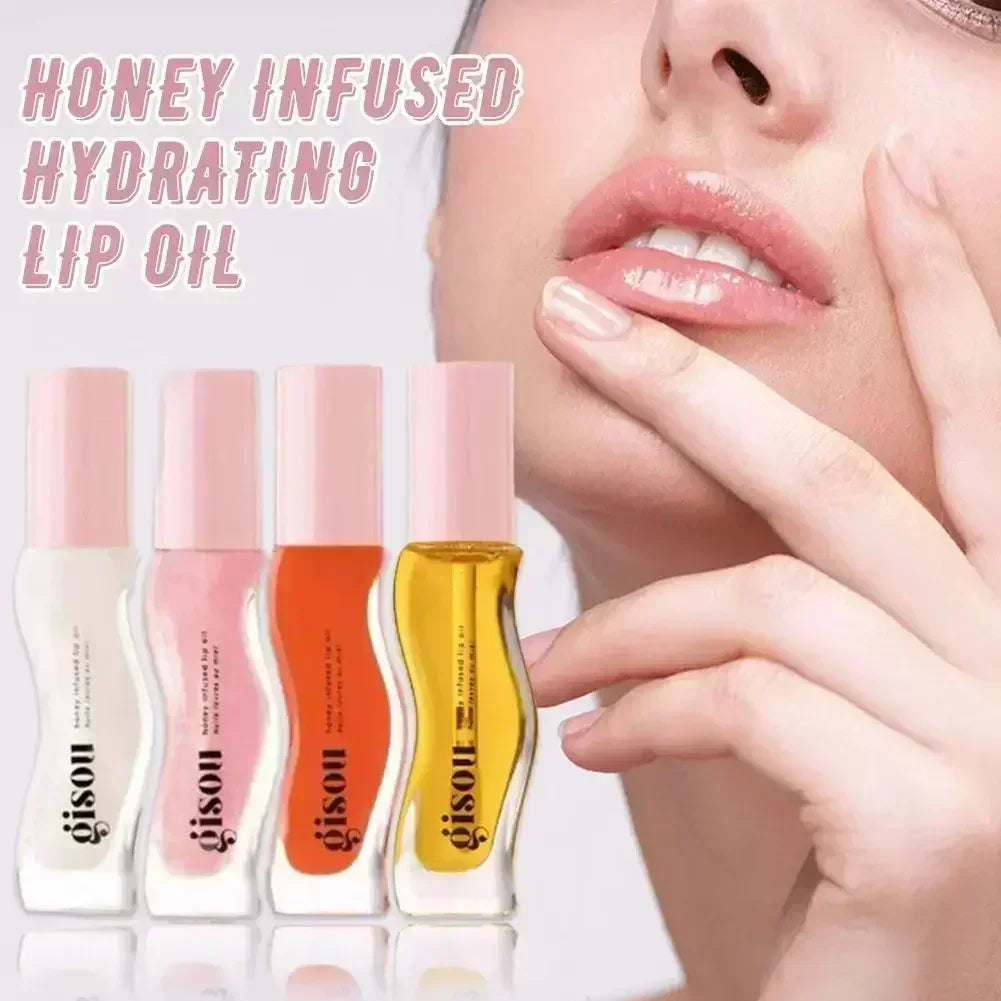 Fruit Honey Lipstick Long Lasting Moisturizing Lip Makeup Plump Lip Essence Remove Dead Skin Lip Easy To Carry Makeup Lip Oil
